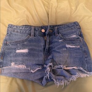 Denim Distressed Women Shorts